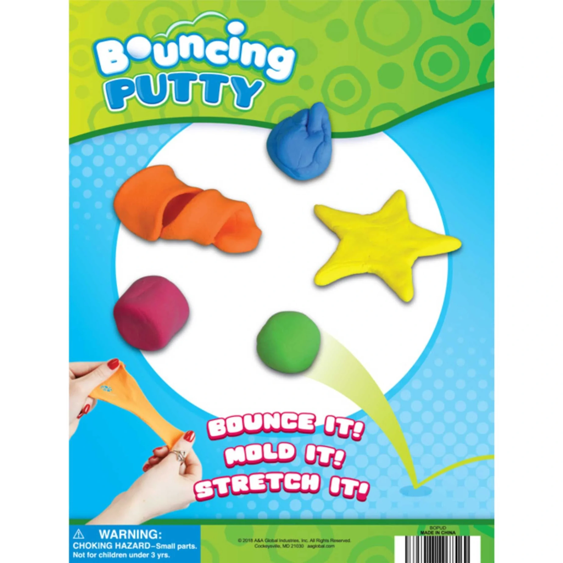 Bouncy Putty – 2 inch cap